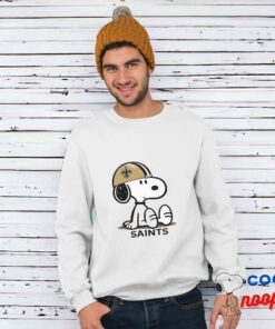 Affordable Snoopy New Orleans Saints Logo T Shirt 1