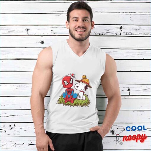 Affordable Snoopy Spiderman T Shirt 3