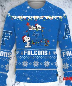 Air Force Falconss Snoopy House Cute Christmas Gift Ugly Christmas Sweater 1