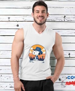 Alluring Snoopy Dallas Cowboys Logo T Shirt 3