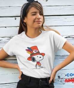 Alluring Snoopy Kansas City Chiefs Logo T Shirt 4