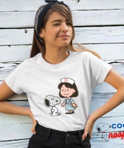 Alluring Snoopy Nurse T Shirt 4