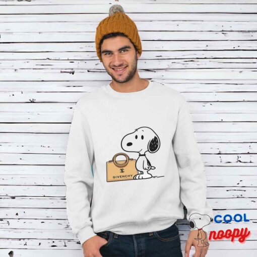 Amazing Snoopy Givenchy Logo T Shirt 1