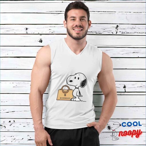 Amazing Snoopy Givenchy Logo T Shirt 3