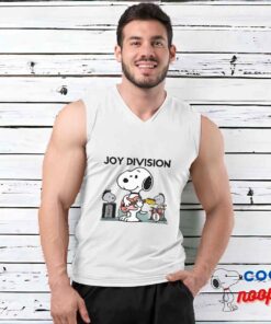 Amazing Snoopy Joy Division Rock Band T Shirt 3