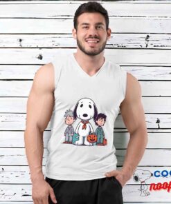 Amazing Snoopy Michael Myers T Shirt 3
