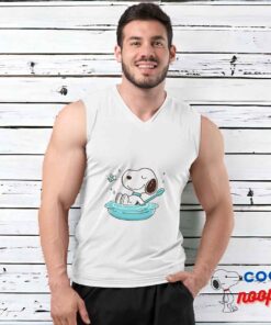 Amazing Snoopy Swim T Shirt 3