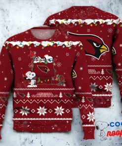Arizona Cardinals Snoopy Nfl Ugly Christmas Sweater 1