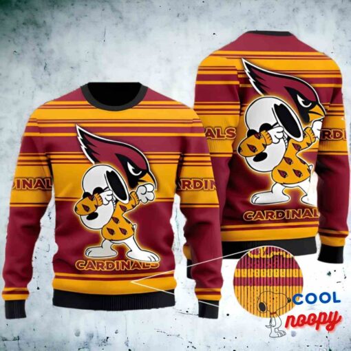 Arizona Cardinals Snoopy Ugly Christmas Sweater Christmas Gift 1