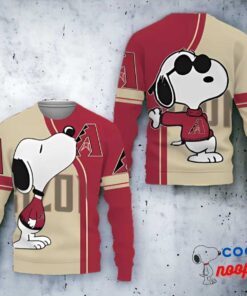 Arizona Diamondbacks Champion Snoopy Sweater All Over Printed 1