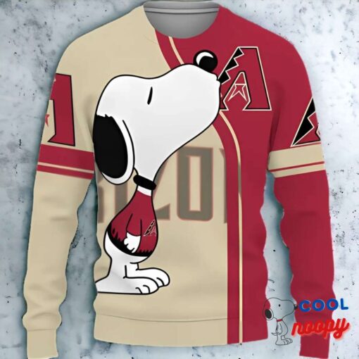 Arizona Diamondbacks Snoopy Kiss Cute Sweater Christmas Gift 1