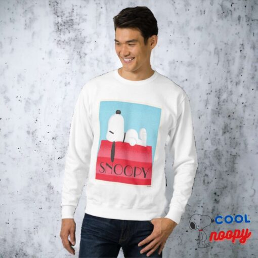 Art Deco Snoopy Sweatshirt 3