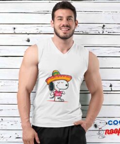 Astonishing Snoopy Mexican T Shirt 3