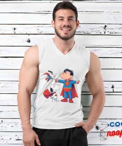 Astonishing Snoopy Superman T Shirt 3
