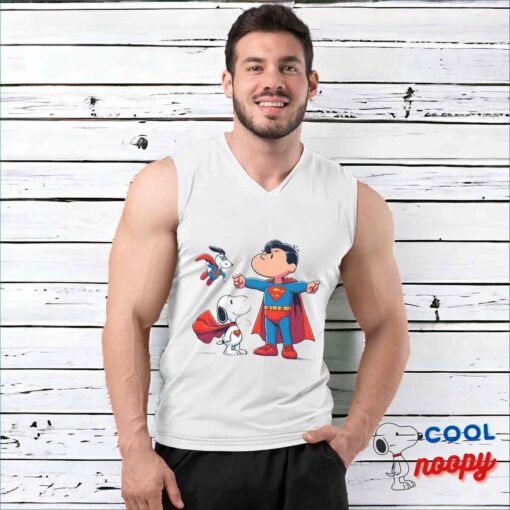 Astonishing Snoopy Superman T Shirt 3