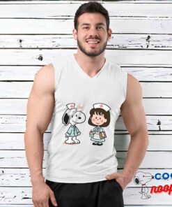 Attractive Snoopy Nurse T Shirt 3