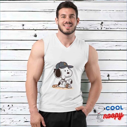 Awe Inspiring Snoopy Baseball Mom T Shirt 3