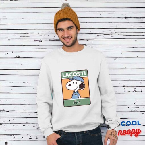 Awe Inspiring Snoopy Lacoste T Shirt 1