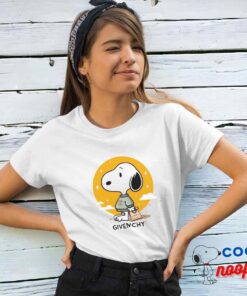 Awesome Snoopy Givenchy Logo T Shirt 4