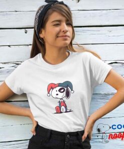 Awesome Snoopy Harley Quinn T Shirt 4