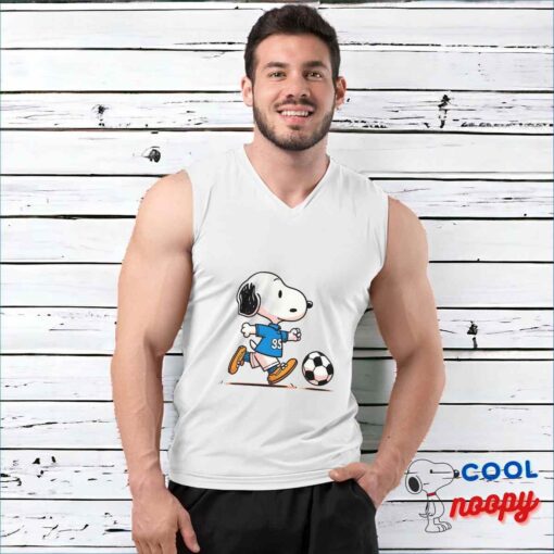 Awesome Snoopy Soccer T Shirt 3