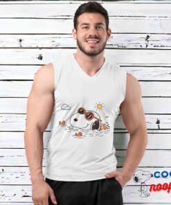 Awesome Snoopy Swim T Shirt 3