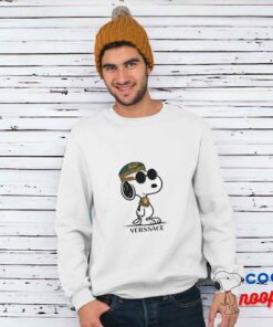 Awesome Snoopy Versace Logo T Shirt 1