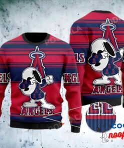 Baseball Mlb Los Angeles Angels Fan, Snoopy Lover Ugly Christmas Sweater 1