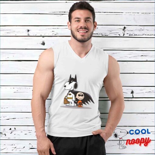 Beautiful Snoopy Batman T Shirt 3