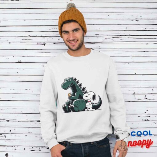Beautiful Snoopy Godzilla T Shirt 1