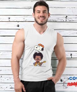 Best Snoopy Jimi Hendrix T Shirt 3