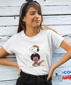 Best Snoopy Jimi Hendrix T Shirt 4