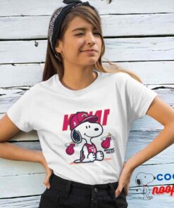 Best Snoopy Miami Heat Logo T Shirt 4