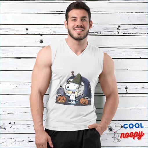 Best Selling Snoopy Nightmare Before Christmas Movie T Shirt 3
