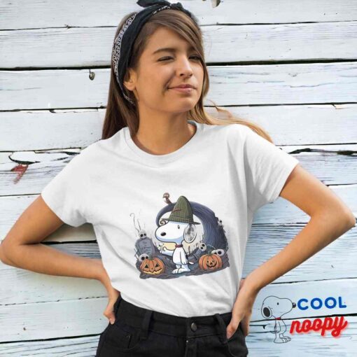 Best Selling Snoopy Nightmare Before Christmas Movie T Shirt 4