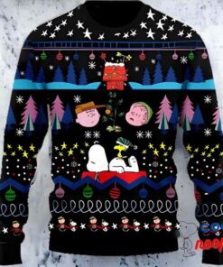 Black Snoopy Ugly Christmas Sweater Christmas Holiday Gift Xmas 1