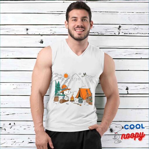 Bountiful Snoopy Camping T Shirt 3