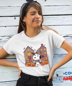 Bountiful Snoopy Halloween T Shirt 4