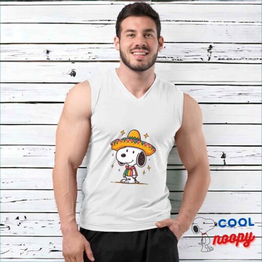 Bountiful Snoopy Mexican T Shirt 3