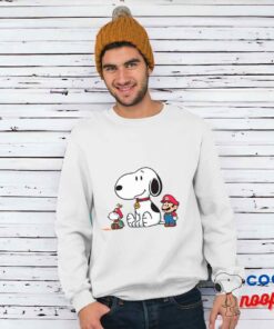 Bountiful Snoopy Super Mario T Shirt 1