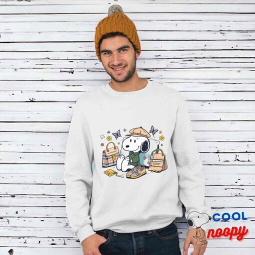 Brilliant Snoopy Burberry T Shirt 1
