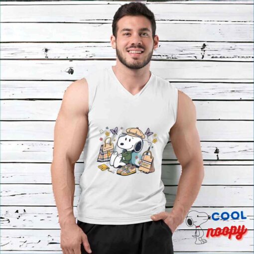 Brilliant Snoopy Burberry T Shirt 3