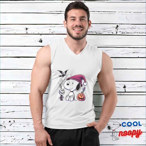Brilliant Snoopy Nightmare Before Christmas Movie T Shirt 3