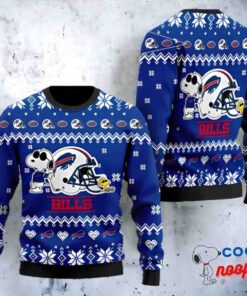Buffalo Bills Cute The Snoopy Show Football Helmet Ugly Christmas Sweater Christmas Gift 1