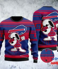 Buffalo Bills Snoopy Dabbing Funny Ugly Christmas Sweater 1