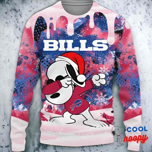 Buffalo Bills Snoopy Dabbing The Peanuts Christmas Gift Ugly Christmas Sweater 1