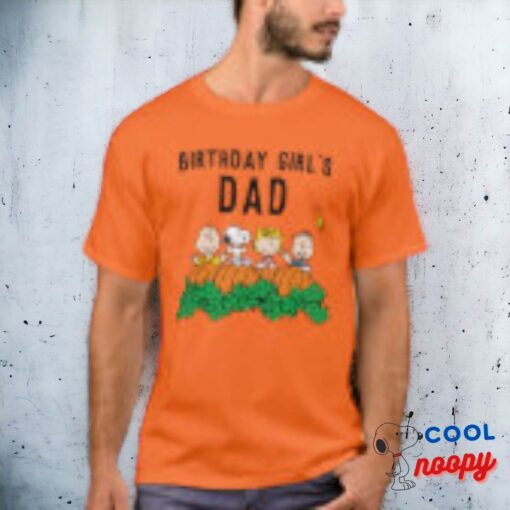 Charlie Brown And Gang Pumpkin Birthday Dad T Shirt 8