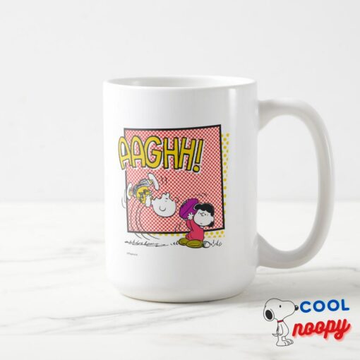 Charlie Brown And Lucy Football Comic Graphic Mug 5