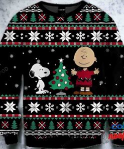 Charlie Brown And Snoopy Ugly Christmas Sweater 1