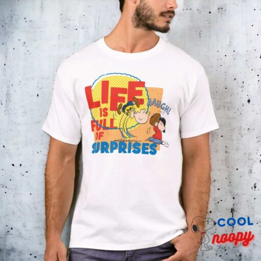 Charlie Brown Lucy Life Is Full Of Surprises T Shirt 8